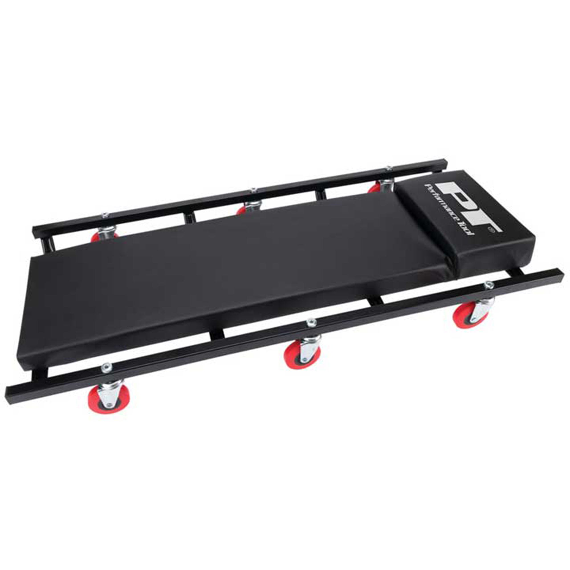 Performance Tool Low-Profile Creeper — 36in., 6 Casters, 350-Lb. Capacity, Powder-Coated Steel, Cushioned Deck, Model# PRTW85015